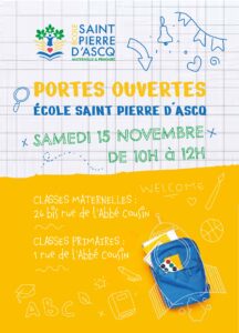 Affiche Portes ouvertes Samedi 15 novembre 2025